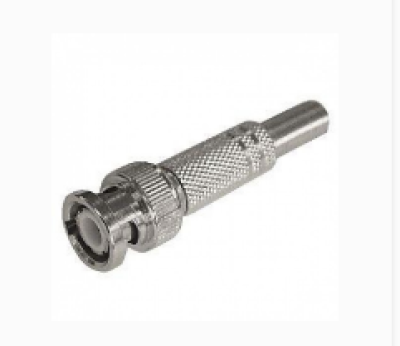 Detalhes do produto CONECTOR BNC ZEDEC - MACHO METÁLICO C/ MOLA E PARAFUSO